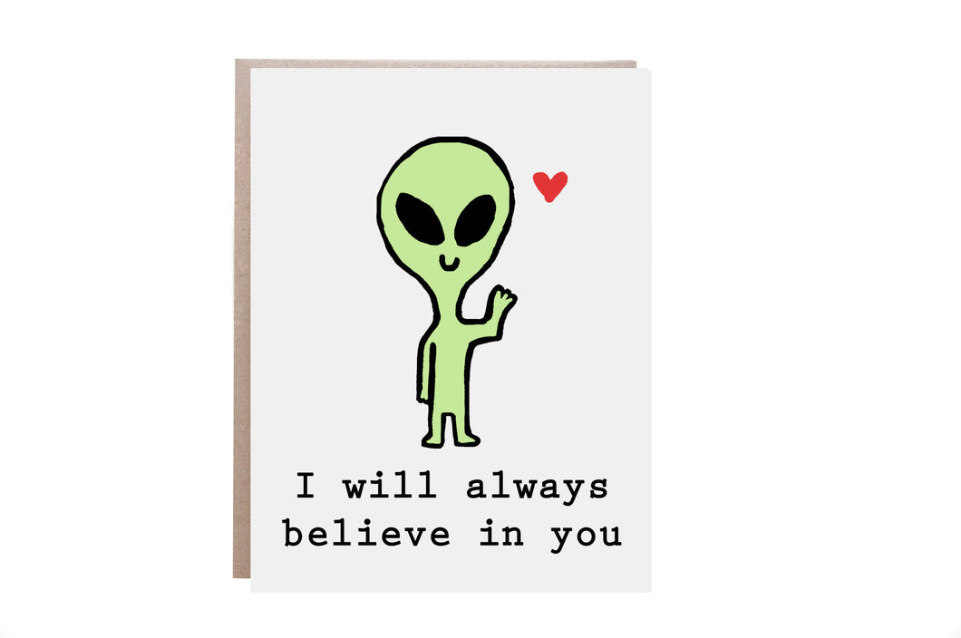 Alien Friend Card