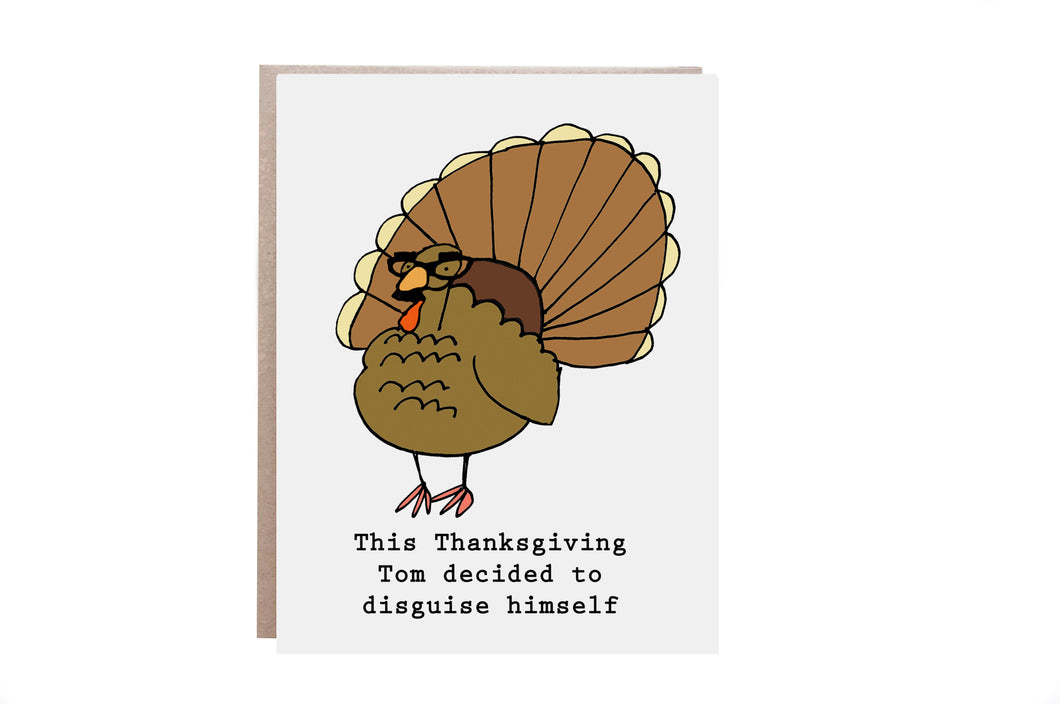 Vegetarian Thanksgiving Card