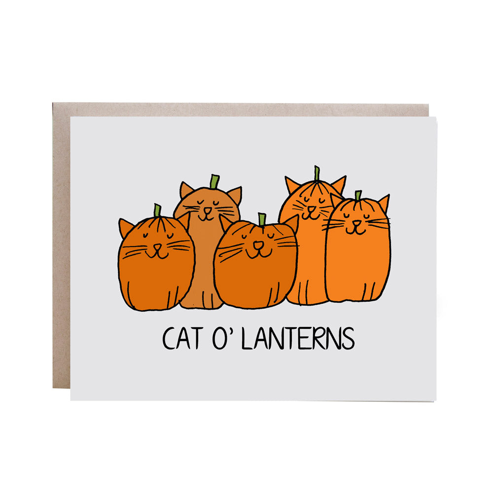 Cat O'Lantern Card