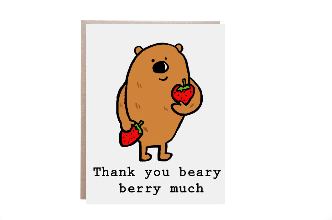 Thank You Beary Much Card