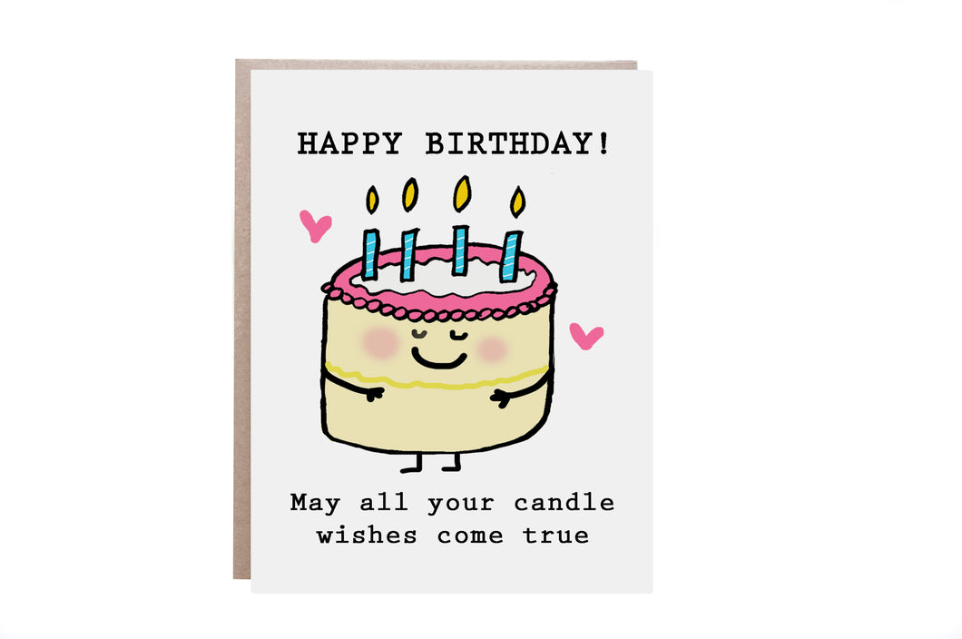 Candle Wishes Birthday Card
