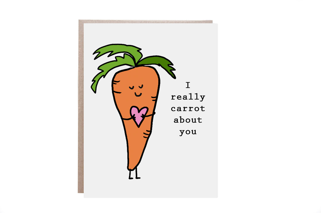 Carrot Birthday Card