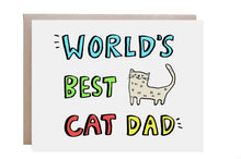 World's Best Cat Dad Card