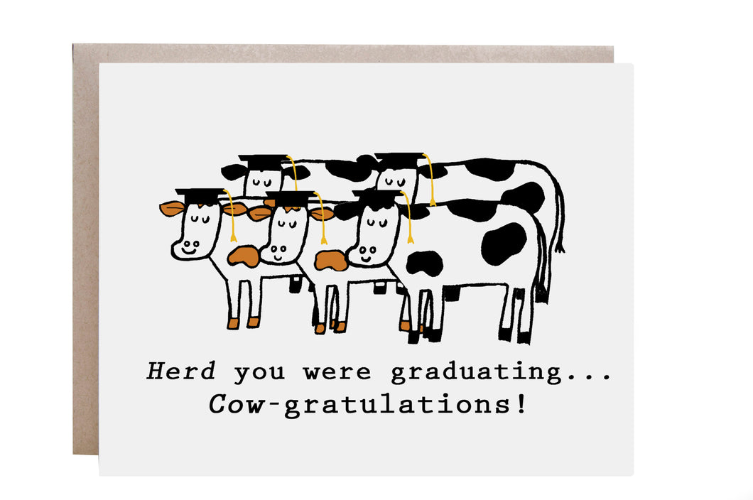 Cow Congratulations Card