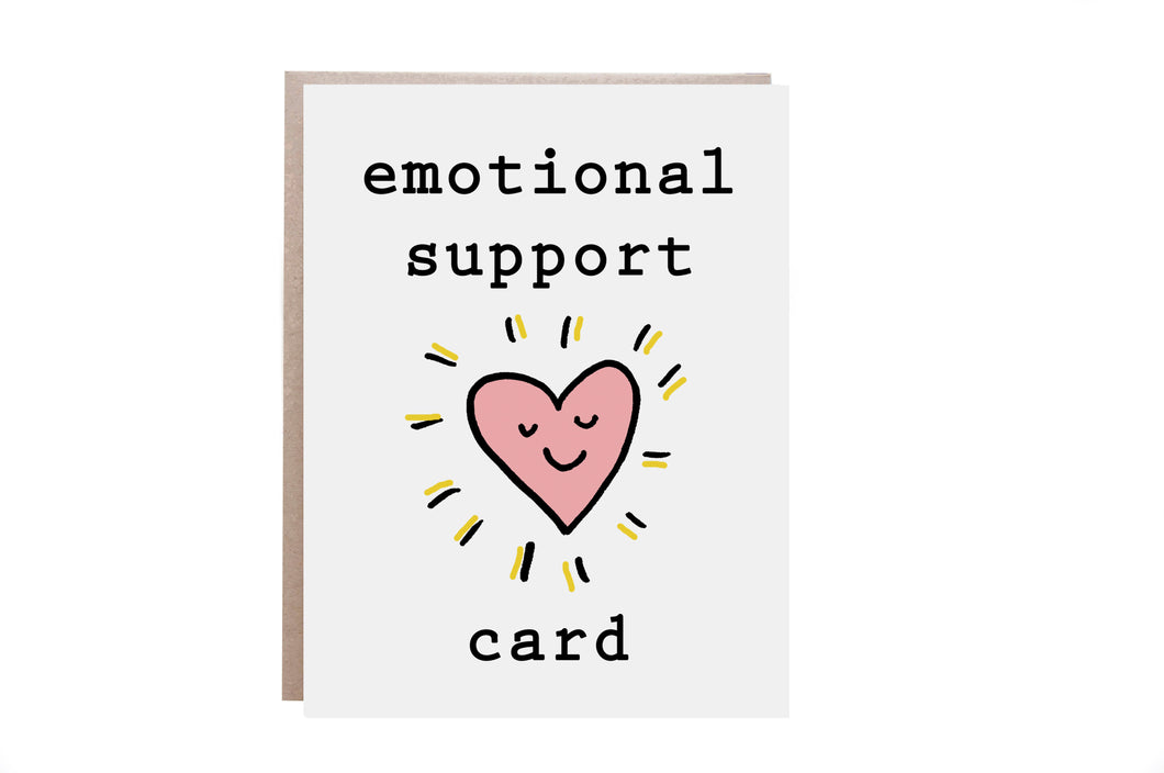 Emotional Support Card