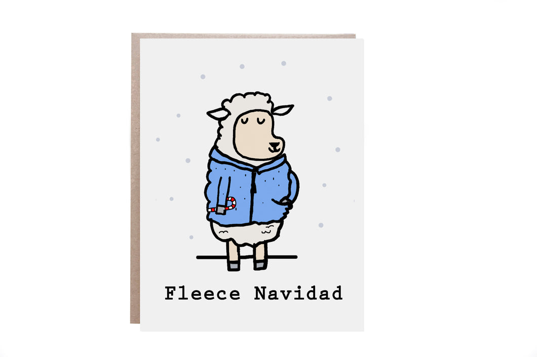 Fleece Navidad Card