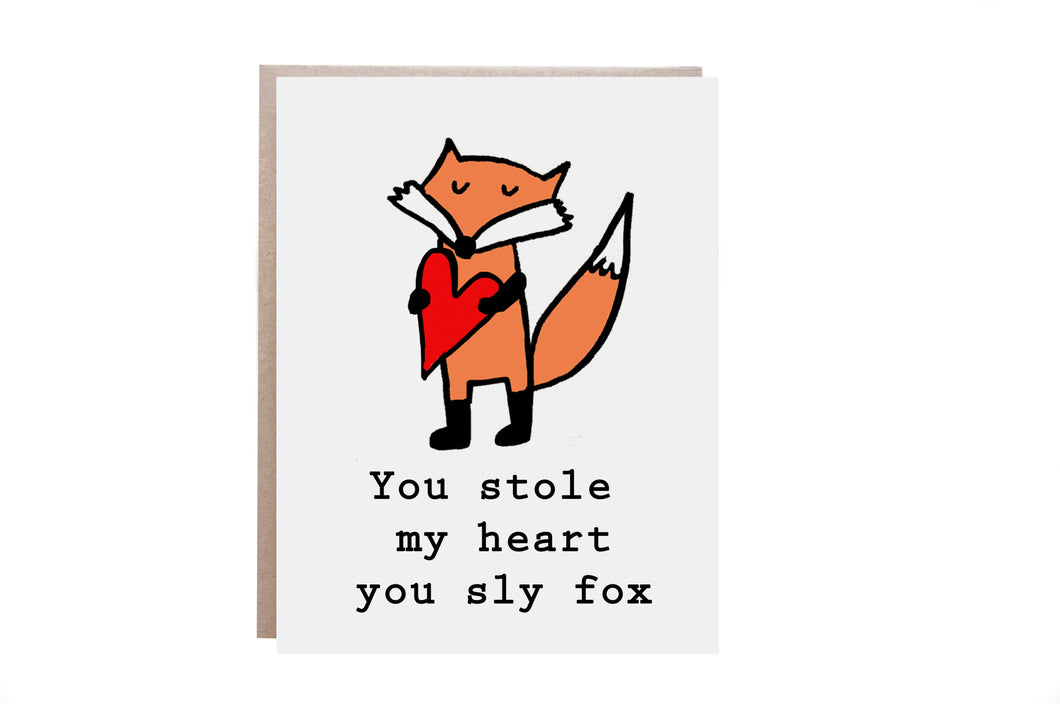 Fox Love Card