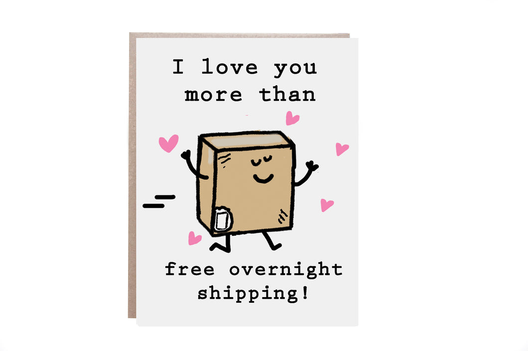 Free Shipping/Returns Love Card