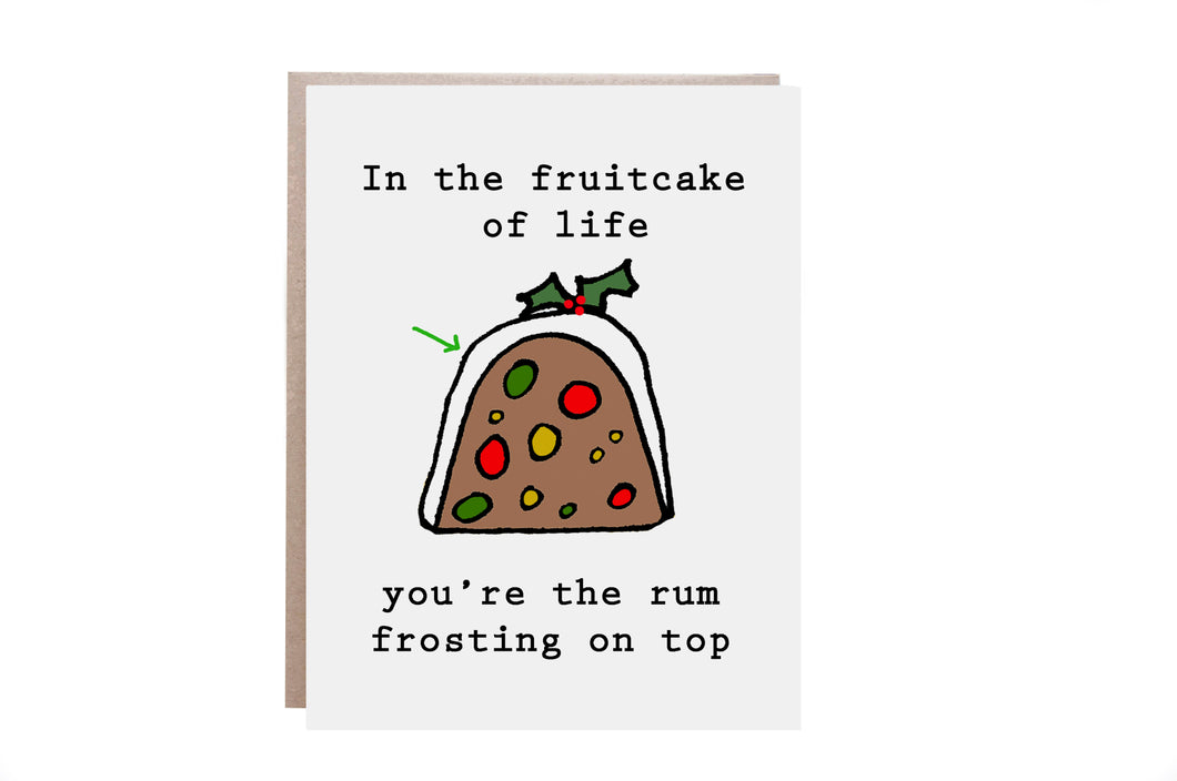Fruitcake Love Card
