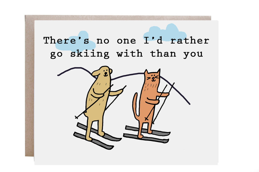 Skiing Card