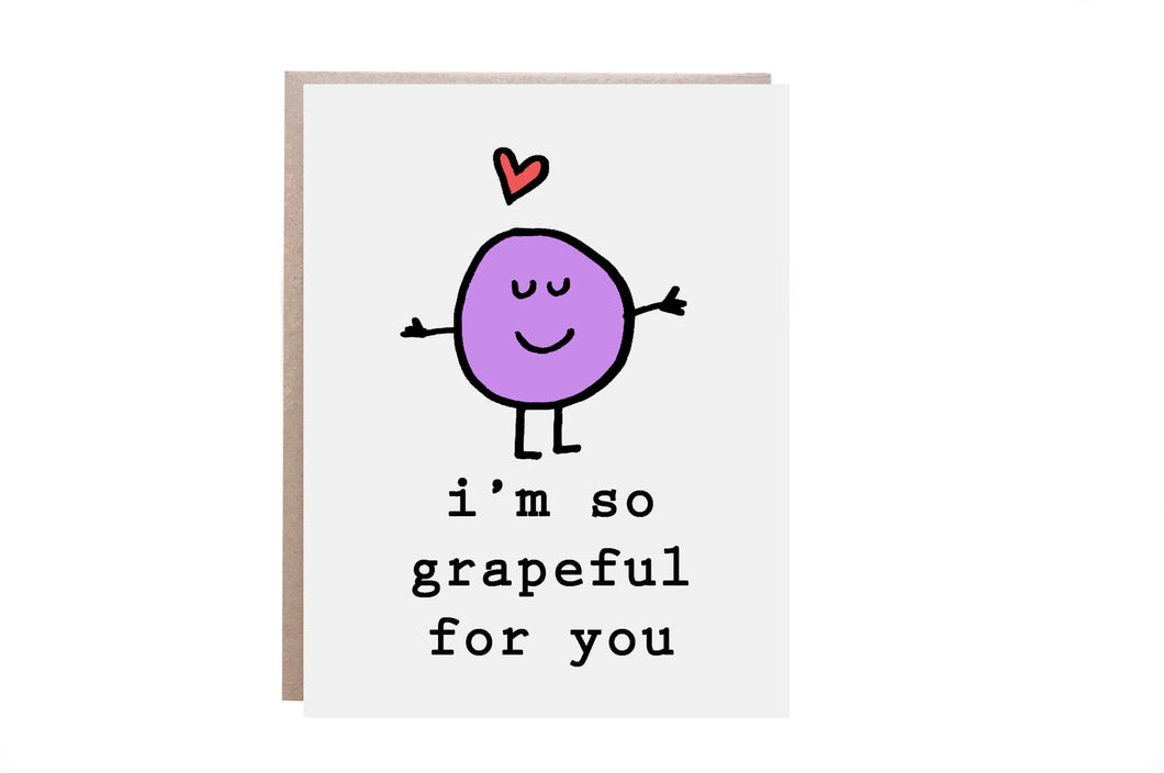 Grapeful Thanksgiving Card