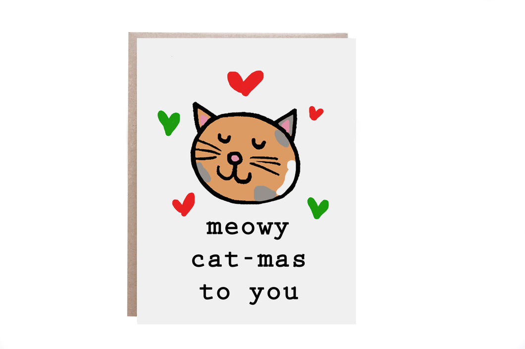 Meowy Cat-mas Card