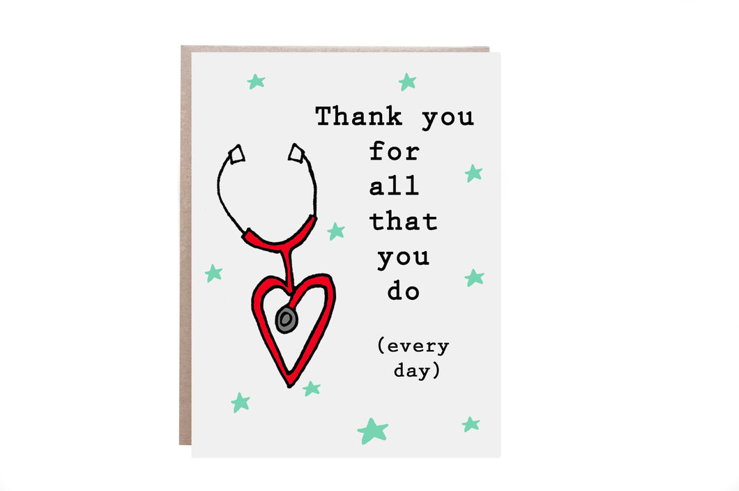 Nurse Thank You Card