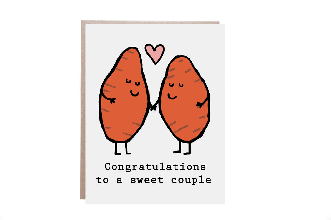 Sweet Potato Congratulations Card